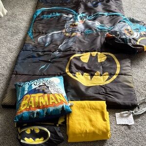 Batman Themed Bedding Set & Sleeping Bag
